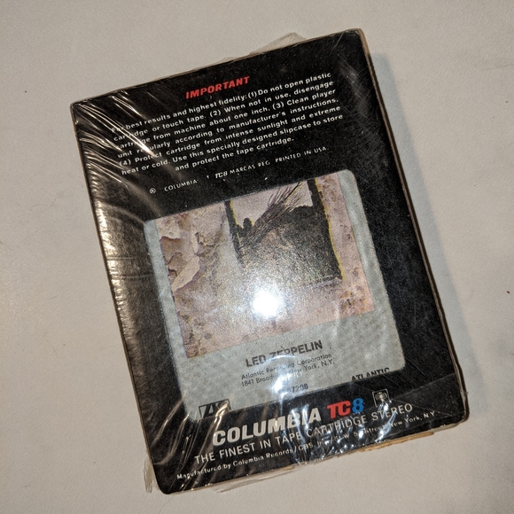 Vintage Led Zeppelin 8track - Picture 6 of 11